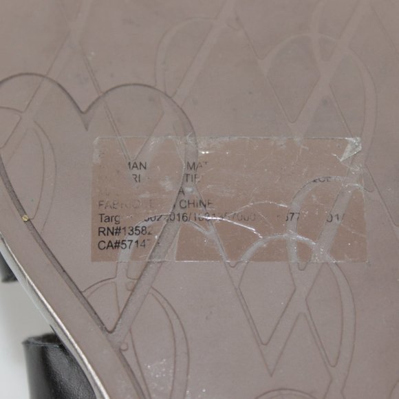 Sam Libby Black Strappy Adjustable Ankle Strap Flats Sandals Women's Size 8 - Picture 10 of 11